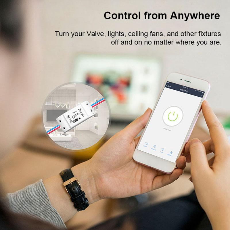 Tuya WiFi Умный Водонепроницаемый Электрический Шаровой Кран Латунный Таймерный Переключатель Управление Умной Жизнью Поддержка Alexa Google Home Водяной Клапан 220В