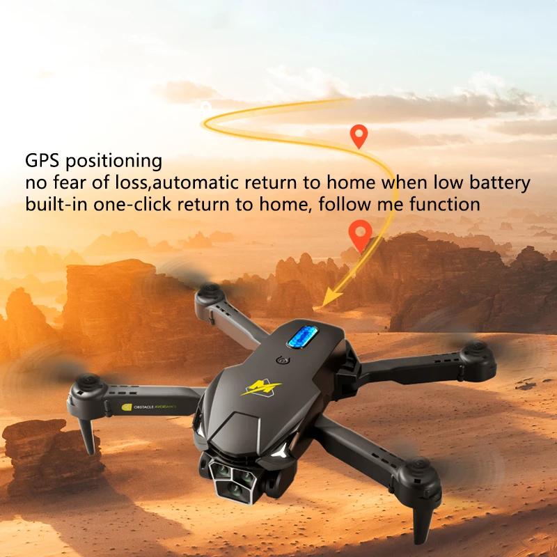 Новый M3 RC Drone 8K Professinal с тремя камерами, широкоугольная оптическая локализация потока, четырехсторонний Квадрокоптер для предотвращения препятствий, игрушка для взрослых и детей