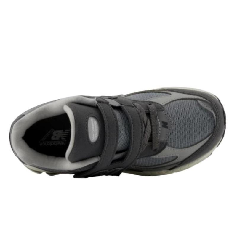 New Balance Kids Fabric Comfort Simple Fit Lightweight Cushioned Low Casual Shoes Gray PV2002CF-2