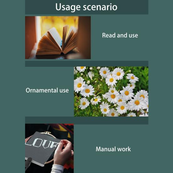 Подвесная лупа на шею, увеличительное стекло без помощи рук с гибкой шеей, большая область просмотра, легкая портативная лупа для чтения для пожилых людей