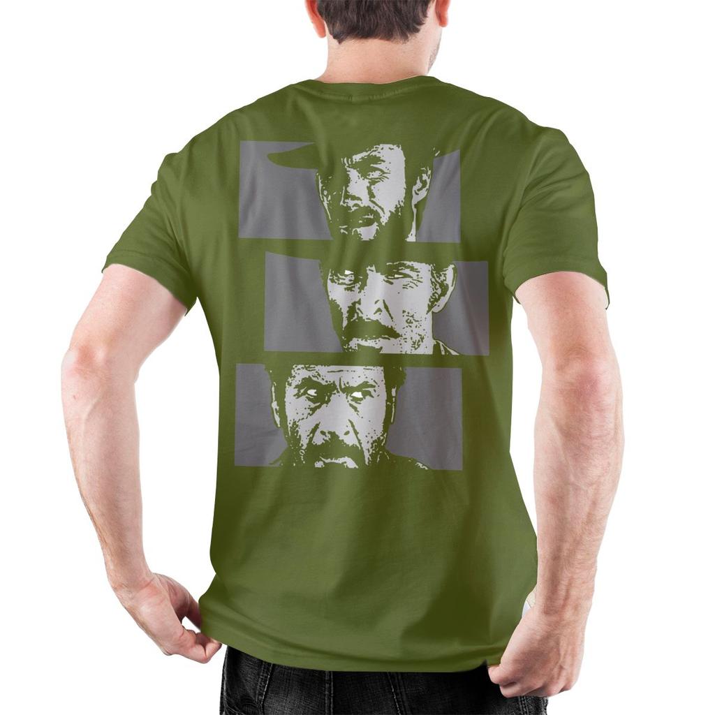 Men's Angel Eyes Tuco The Good The Bad And Ugly T Shirts Cowboy 100% Cotton Clothing Short Sleeve Tee Shirt Original T-Shirt