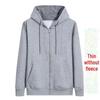 Men's Velvet Hooded Zipper Jacket: 2023 Autumn/Winter Student Youth Sports Cardigan