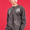 Свитшот Li Ning из коллекции спортивной моды, унисекс, цвет черный эбен, AWDQ929-2