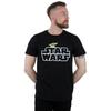 Star Wars Mens The Mandalorian The Child Logo T-Shirt