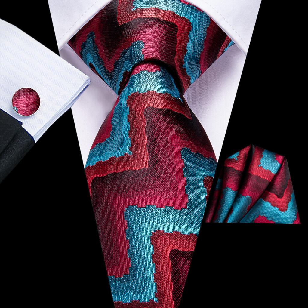 Hi-Tie Мужской галстук, белый однотонный галстук, носовой платок, запонки, свадебный галстук, выпускной вечер