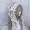 Black / White Lace Bow Hair Band Gothic Style Lolita Girls Headband Lolita Headwear  Party