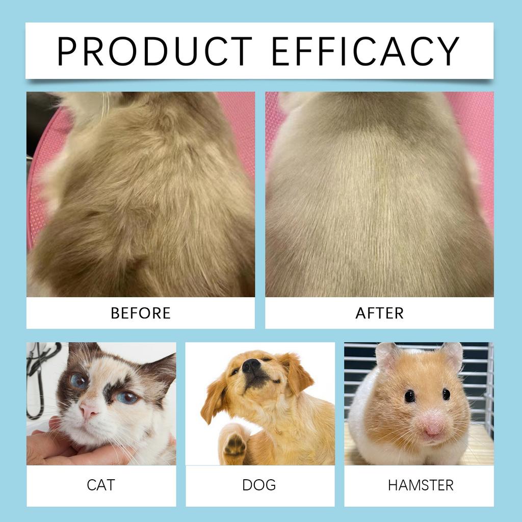 Спрей для удаления колтунов у собак, спрей для удаления шерсти у собак и кошек, кондиционер для собак, удаляет и разглаживает шерсть, 100 мл