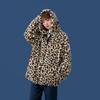 Leopard Hooded Winter Jacket Men Streetwear Men Jacket Winter Casual Jackets for Men Coat