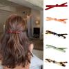 5-color Women Bow Hair Clips Plain Color Acrylic Hairgrip Tie Sweet Hair Bowknot Bow Simple Cute Hairpin Accessories Pins S X8m4