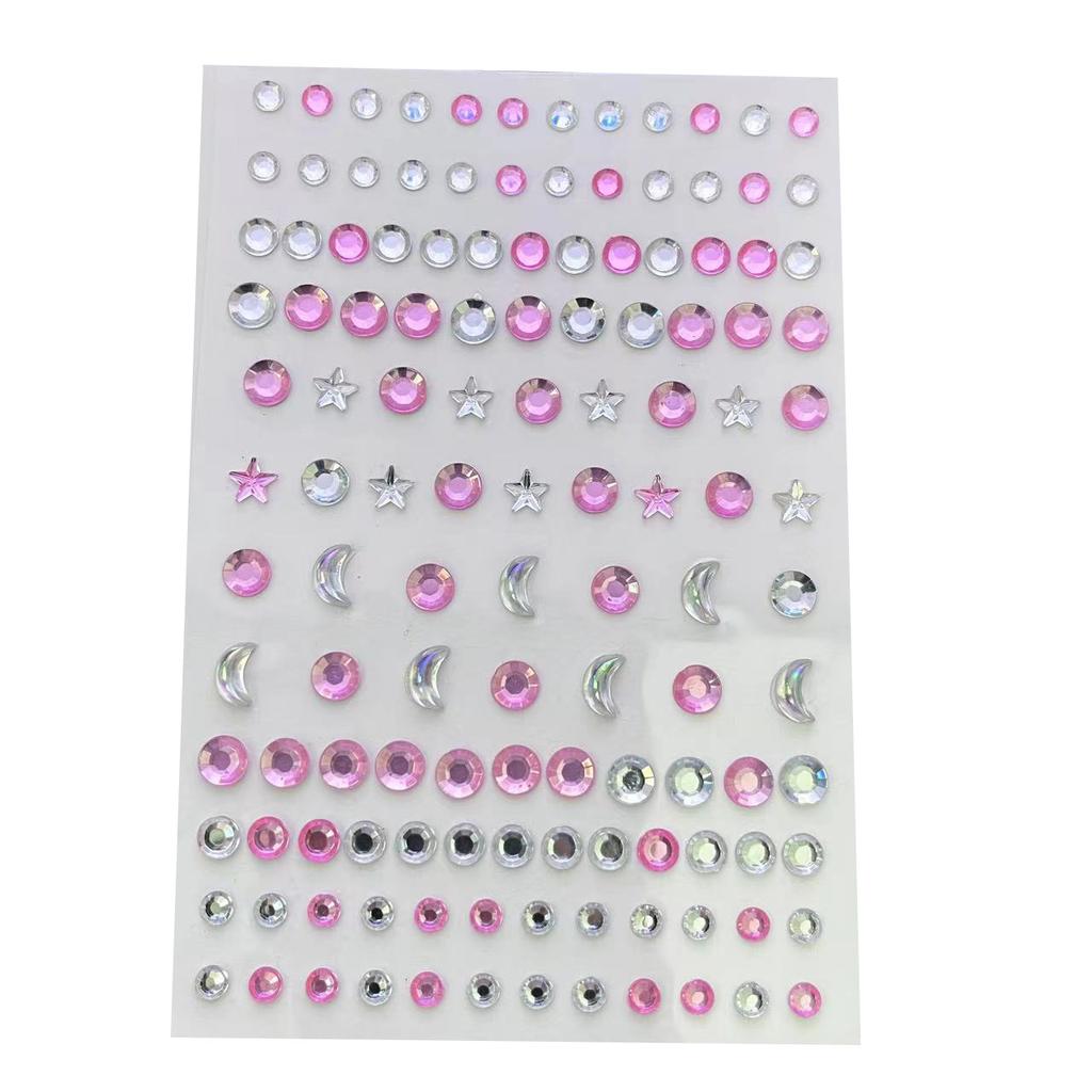 Алмазная кристаллическая татуировка-наклейка, блестящая подводка для глаз, макияж для бровей, лицо, глаза, алмазные татуировки, рок-горный хрусталь, 3D наклейки-подводка для глаз