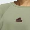 Adidas Tech Crewneck Толстовка женская толстовка Tent-зеленый JJ1573