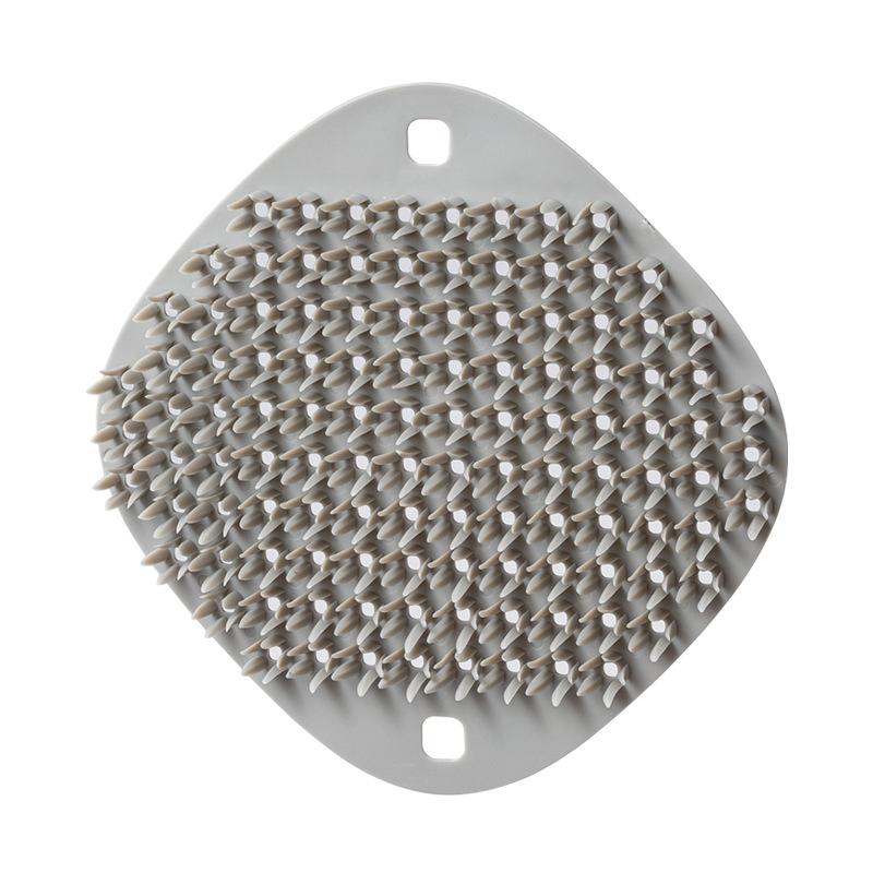 Kitchen Multi-functional Brush, Decontamination Oil Resistant Scrubbing Pad Brush Silicone Fruit and Vegetable Cleaning Brush