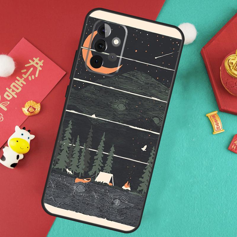 Летняя Ночь Чехол Для Samsung Galaxy A55 A35 A25 A15 A14 A34 A54 A53 A33 A23 A13 A12 A52 A51 A32 Обложка