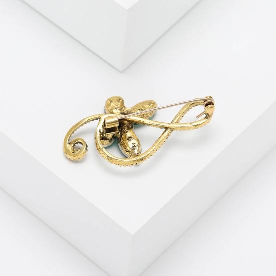 Брошь-бабочка, нержавеющая, устойчивая к коррозии, сверкающая, яркая, цветная, большая брошь с насекомыми, булавка, ювелирный аксессуар