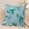 Classic Floral Print Cushion Cover Soft Plush Fabric DoubleSided Printed Cushion Covers for All Seasons Modern HomeDecor Gift