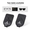 Leather Car Glasses Clip Sunglasses Box Sun Visor Eyeglasses Card Holder For Mitsubishi Eclipse Lancer Outlander ASX Colt I200