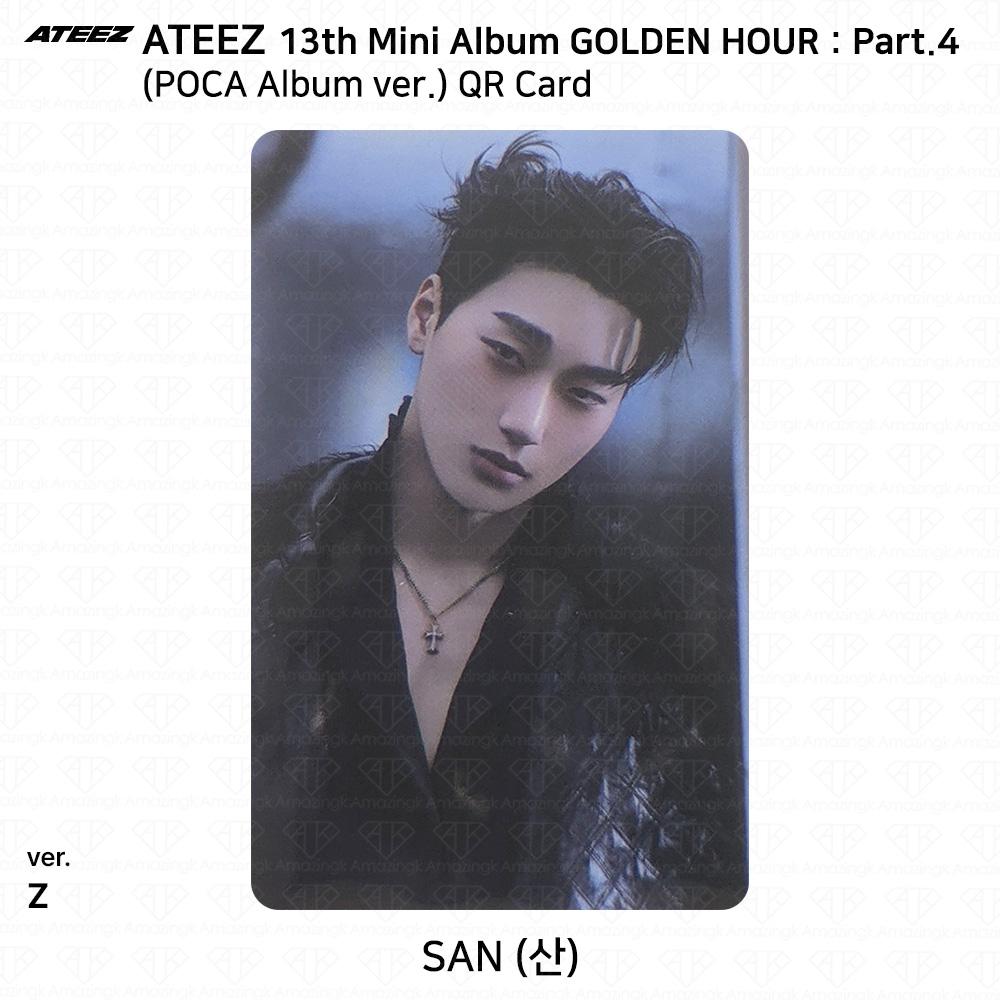 ATEEZ 13-й мини-альбом Golden Hour Часть 4 POCA Альбом версия. Фотокарта