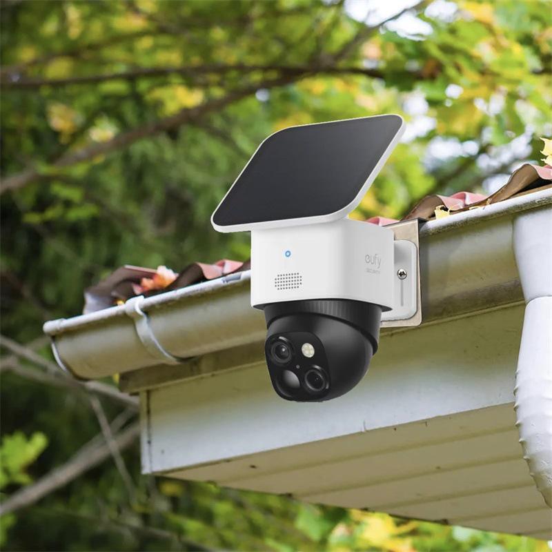 Солнечная камера из нержавеющей стали, крепление на желоб для Eufy S340/E30