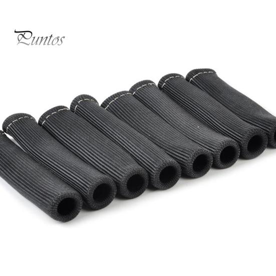 8Pcs Professional Fine Workmanship Thickened Spark Plug Protector Spark Plug Thermal Protection Insulator Sleeve Automotive Accessories