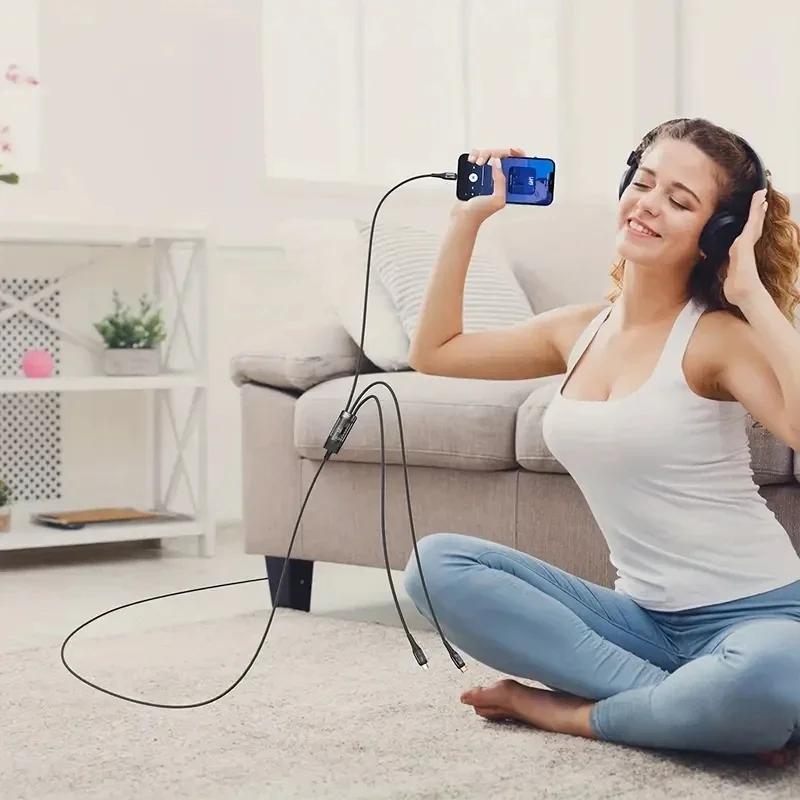 3 In 1 Universal 100W Fast Charging Cable for iPhone 11 12 13 14 15 Samsung Honor Xiaomi Redmi POCO Micro USB Type-C Cable 1.2m