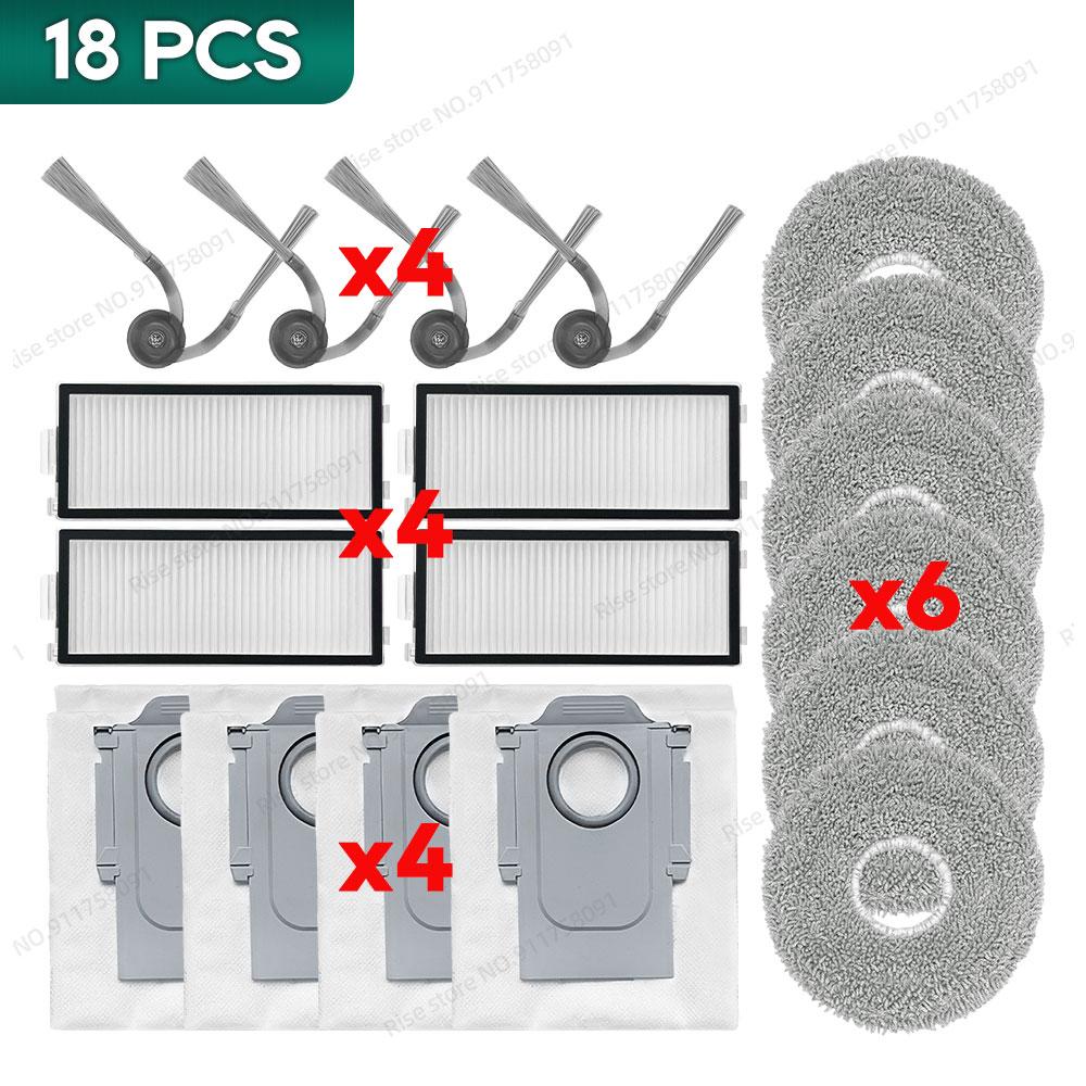 Совместимо для Roborock Saros Z70 Аксессуары Пылесборник Тряпка для швабры Hepa Фильтр Запасные части