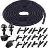 5M/1M Car Wiper Blade Pipe Windshield Wiper Tube with 30/3Pcs T/Y/I Type Splitter Windshield Washer Hose Connector Windshield