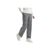 Fila Fleece Houndstooth Straight Leg Woven Casual Pants Women Bottoms Legendary-Blue F11W411802F-NV
