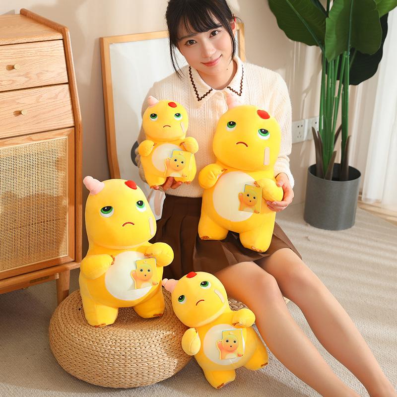 Сколько любви вложено, маленькая плюшевая игрушка-кукла молочный дракон, милая успокаивающая тряпичная кукла, подарок на День защиты детей для девочки