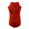 Dog Sweater Turtleneck Pet Sweater Warm Knitted Pullover Stretchy Knitwear Dogs Clothes for Fall Winter Small Dogs Puppies