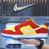 Мужские/женские кроссовки AJ, красные и синие, с асимметричным дизайном, низкие, для скейтбординга и бега