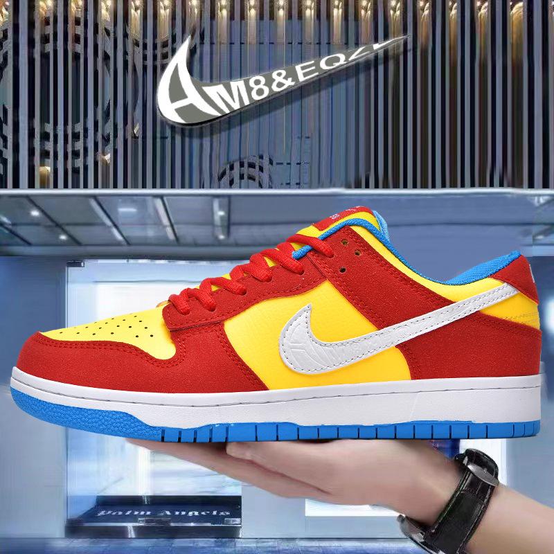 Мужские/женские кроссовки AJ, красные и синие, с асимметричным дизайном, низкие, для скейтбординга и бега