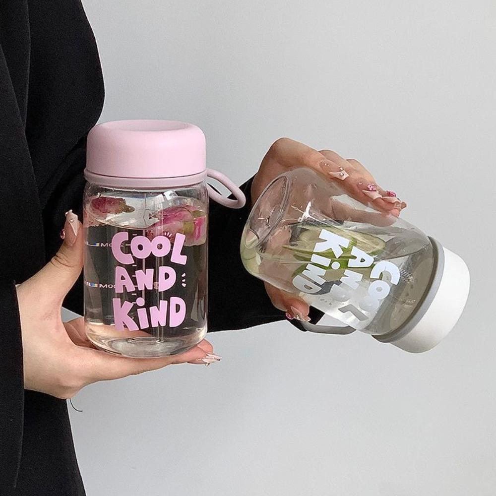 Пластиковый стакан для воды для студентов Прозрачный стакан для питья Бутылка для воды INS Для активного отдыха и спорта