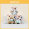 Bear Butter Cuddly Stuffed Toy Key Ring In Blue Green Yellow Scarves Bags For