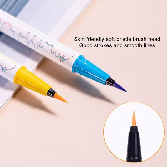 Yousheng 1ml Liquid Eyeliner Quick-drying Long Lasting Waterproof Highlight Colored Eye Liner Pen for Makeup