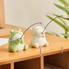 Statue Animal Fishing Ornaments Resin Computer Monitor Decorations  Desktop Decorative
