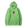 Harajuku Hoodie Sweatshirt Men Fashion Streetwear Rose Flower Print Hoodies Tops Pullover Mens Hoody Hooded Sweatshirt Clothes