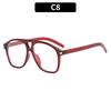 1pc Retro double-bridge aviator sunglasses—versatile, trendy, and perfect for outdoor sun protection.