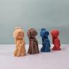 Украшение для девочки Силиконовая форма Форма для смолы Мастика Форма для свечей Настольное украшение