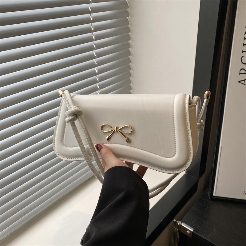 Летняя новая популярная повседневная сумка с бантом, красивая и универсальная, модная, портативная, на плечо, подмышку, сумка-мессенджер