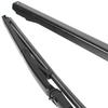 Fiat Doblo 2001- rear wiper arm + blade METAL version with FLAP
