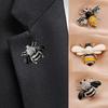 Enamel Brooch Pin Insect Pearl Corsage Brooches Rhinestone Bee Brooch Women Clothing Accessories