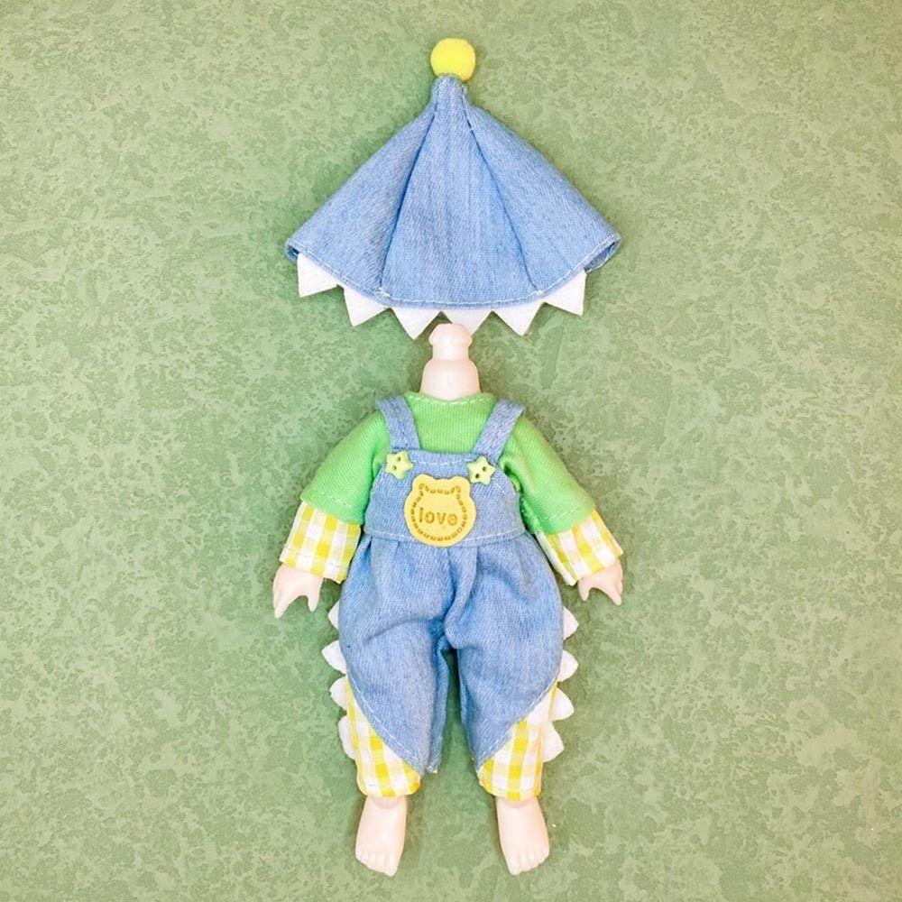 20 Styles 16~17cm Doll Clothes Casual Wear Rompers T-shirt Hat Doll Skirt Suit for 16~17cm Doll