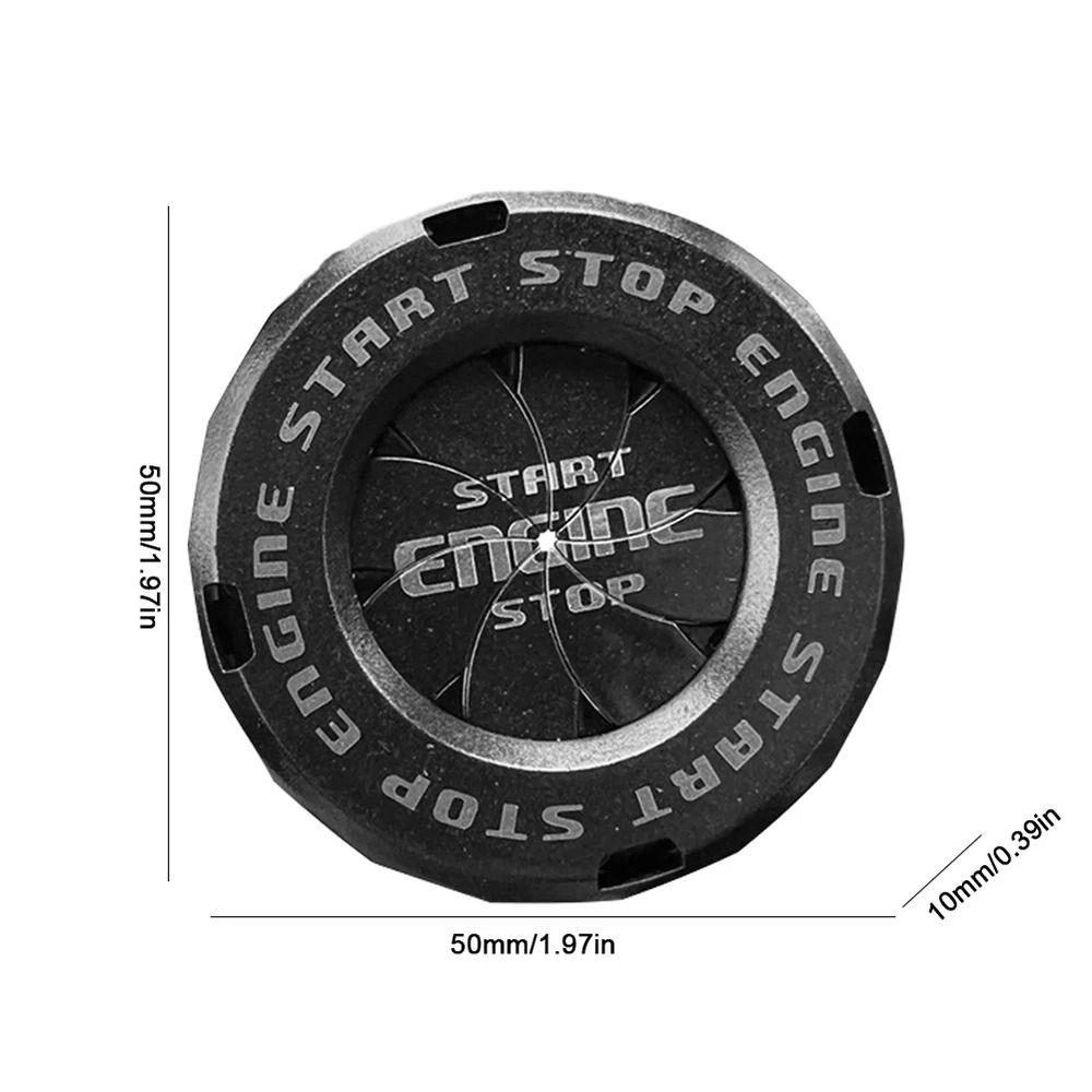 1 шт., декоративный чехол для ключа мотоцикла, замок «сделай сам», 1-кнопка запуска, декоративная крышка