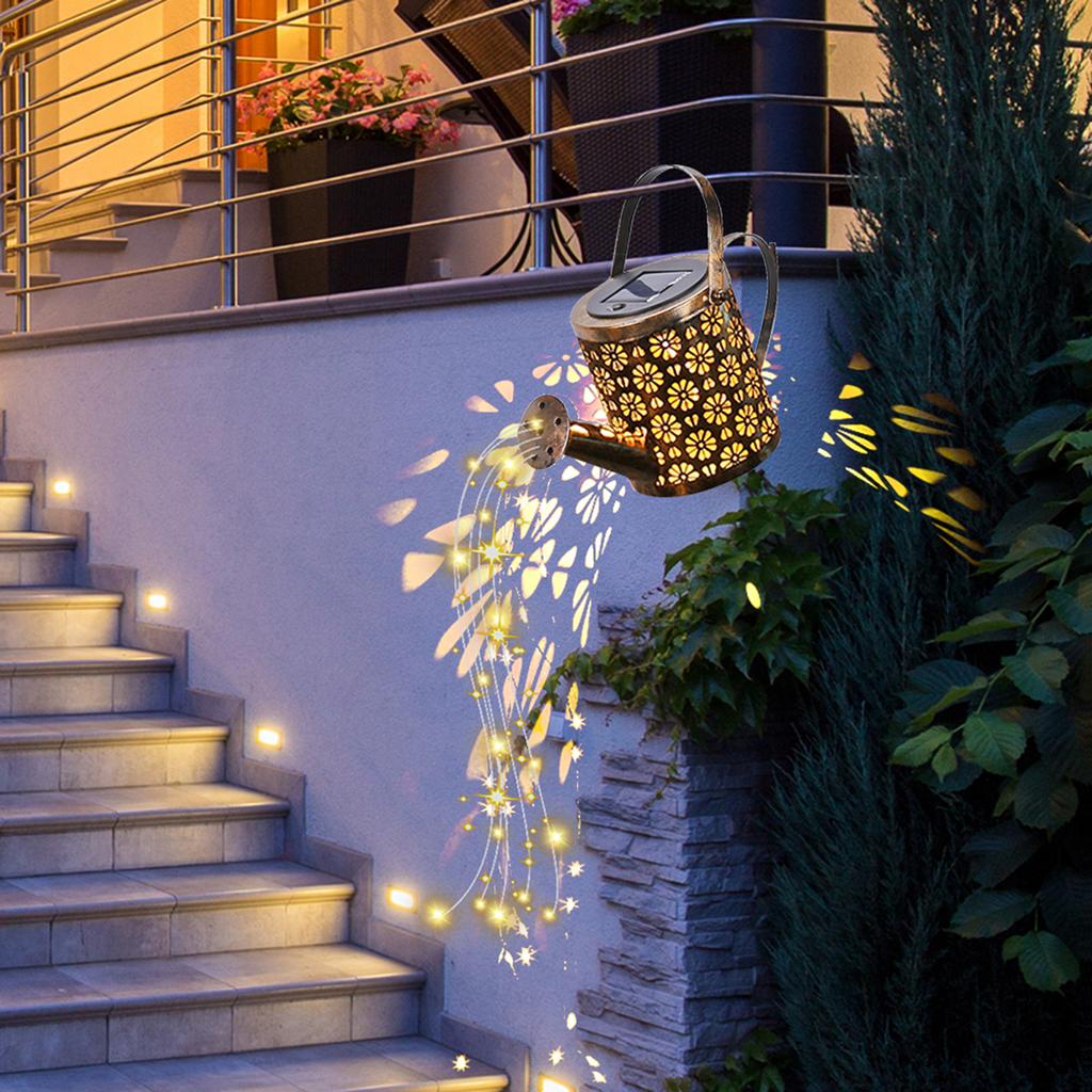 36 светодиодов 570 мм на солнечной энергии, уличный светильник для чайника, лейка, лампа, сказочный гирляндный светильник