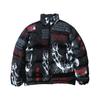 Qihong Streetwear Anime Retro Men's Cotton Zipper Jacket