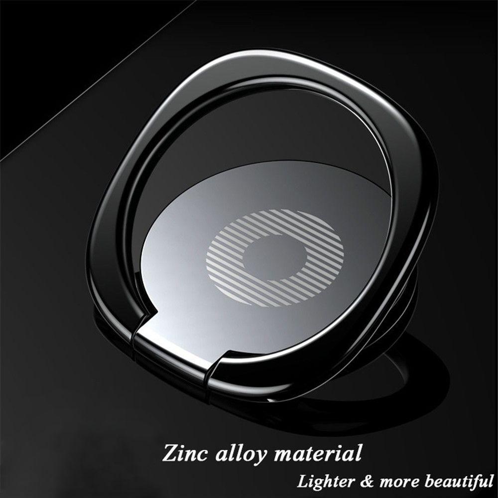 Ultra Thin Aluminium Alloy Car Bracket Finger Ring Holder 360 Rotation Table Mobile Phone Stand