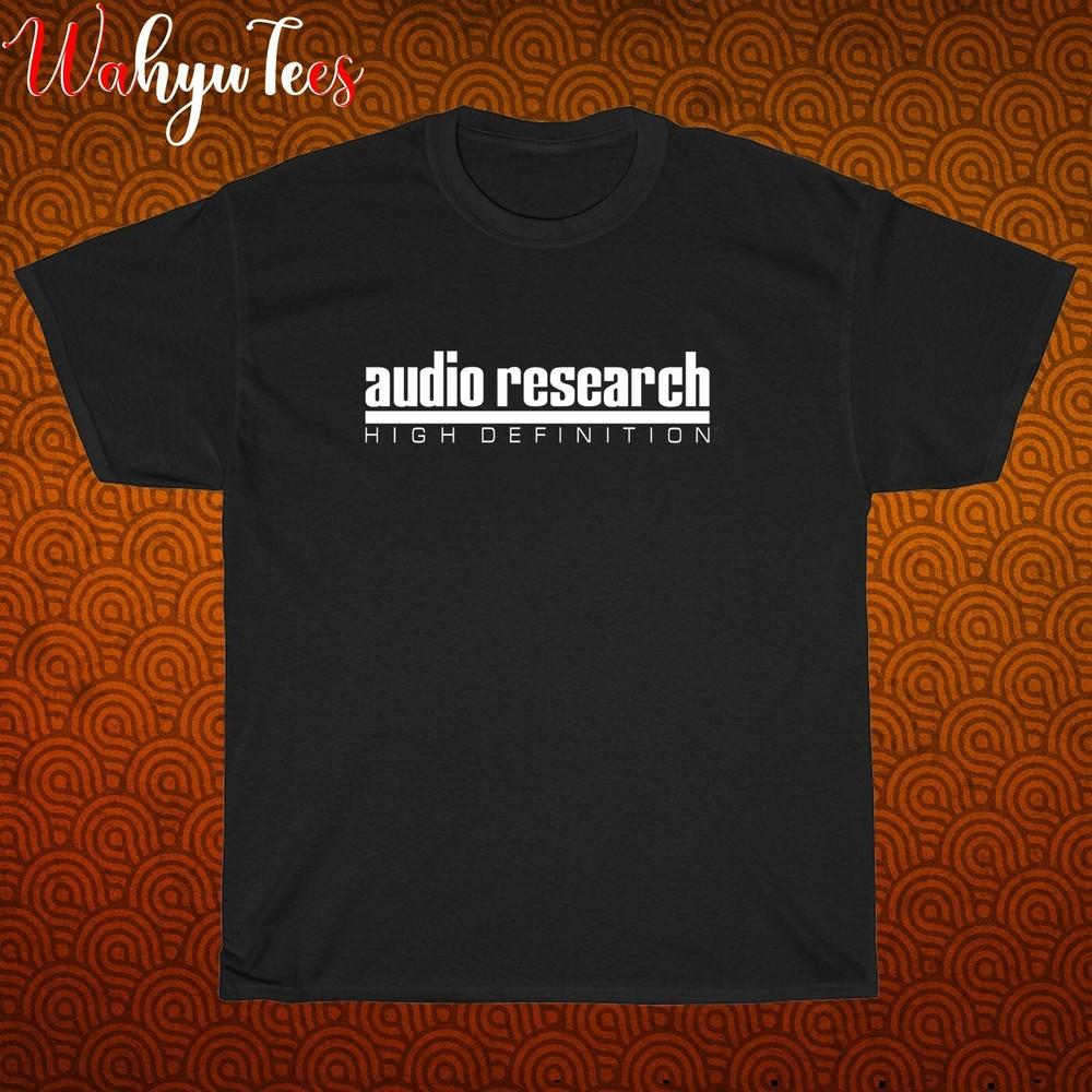 New! Audio Research Logo Black Grey Navy White Size S-5XL Unisex T-Shirt