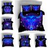 Kemila 3D Digital Printing 12 Constellations Gorgeous Quilt Cover Pillowcase Double Bed Set Sheet Soft Bedding Pictures