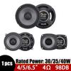 4/5/6,5-дюймовые автомобильные динамики, 2-полосная автомобильная дверная аудиосистема, музыкальный стерео сабвуфер, полный диапазон частот, автомобильные коаксиальные динамики, 1 шт.
