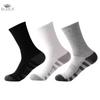 Mens Crew Work Cushion Socks Long Athletic Running Socks Workout Breathable Socks